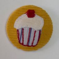 Round Cupcake Badges